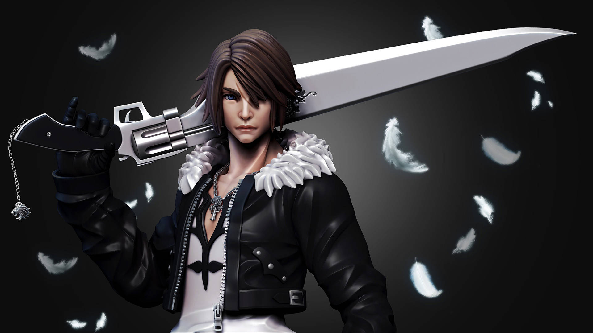 Download d squall final fantasy wallpaper