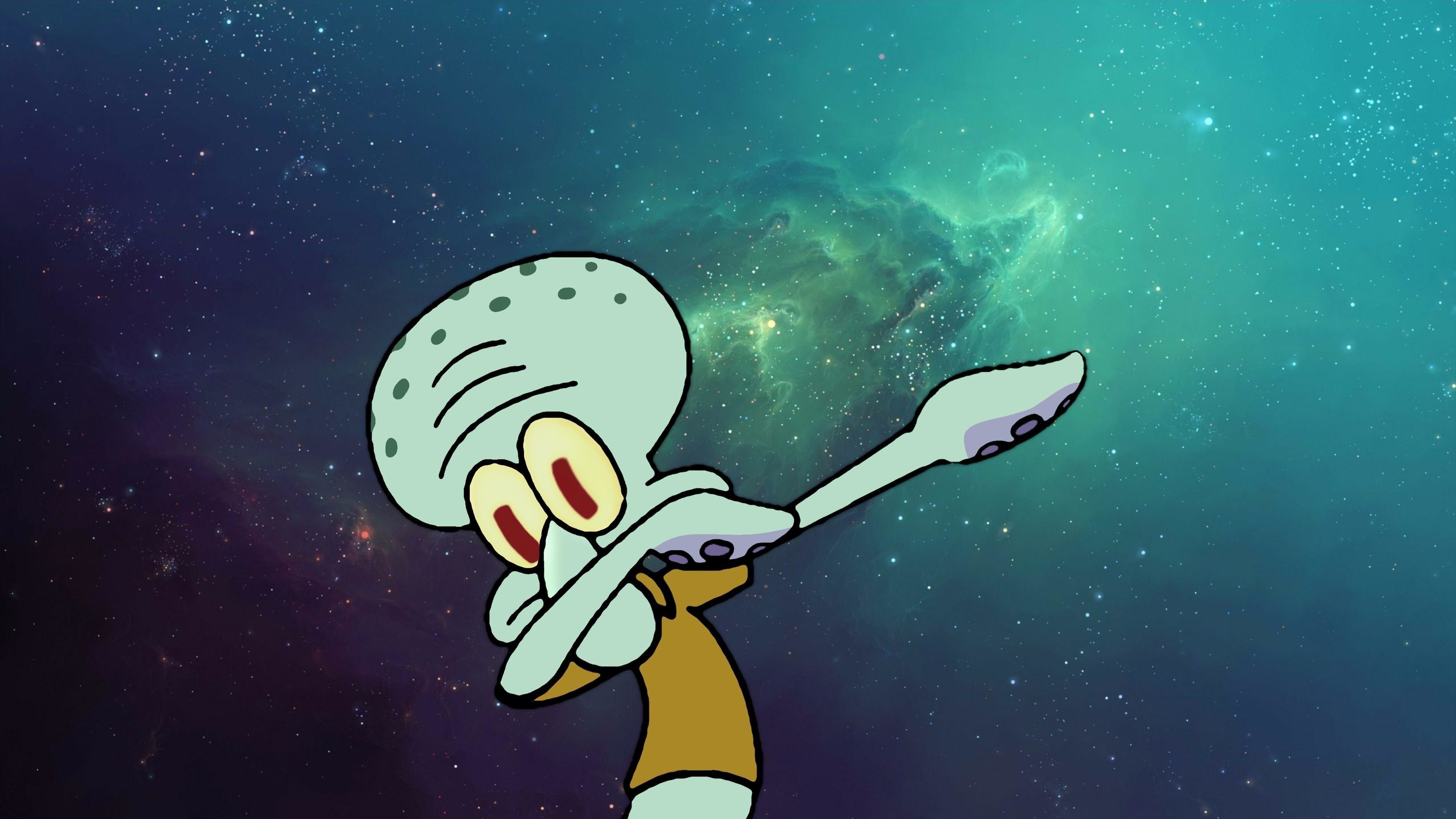 Squidward dab wallpapers