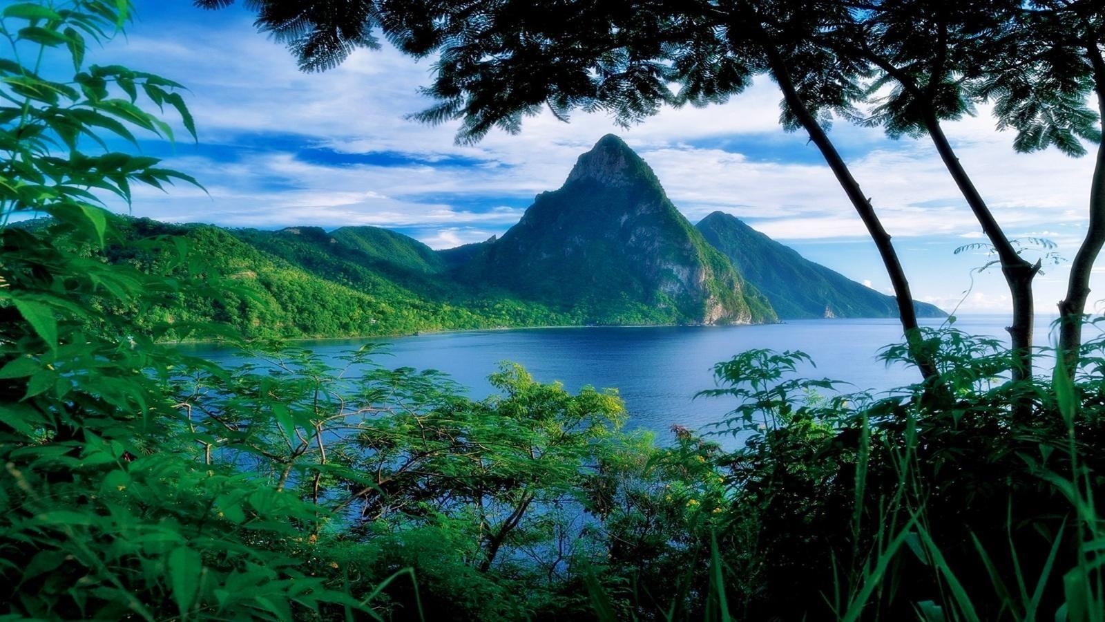 Pitons st lucia wallpapers