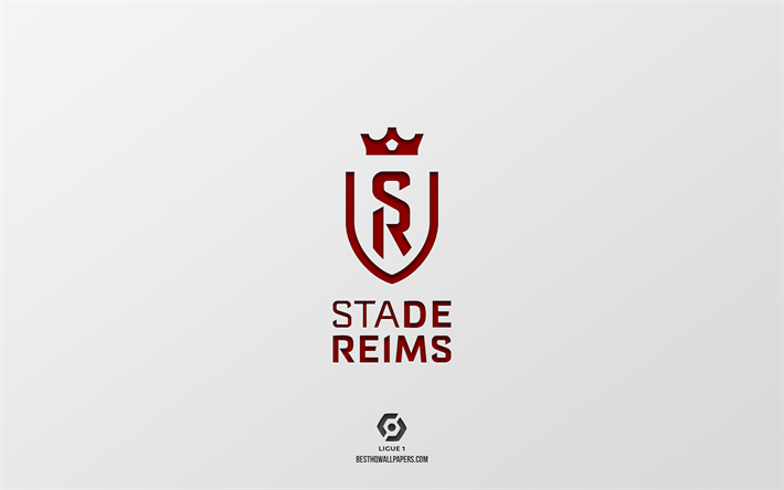 Download wallpapers stade de reims white background french football team stade de reims emblem ligue reims france football stade de reims logo for desktop free pictures for desktop free