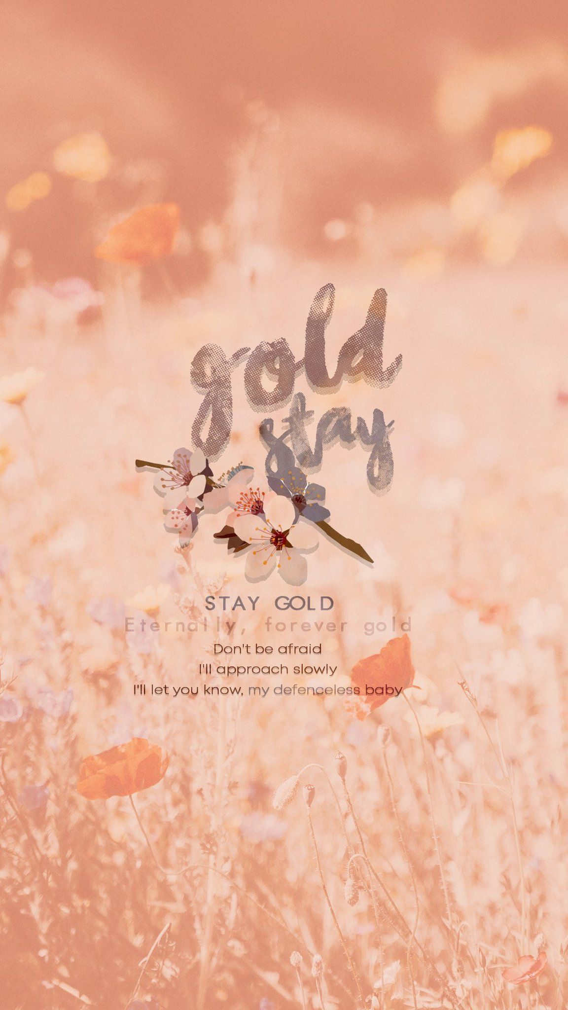 Btswallpapers bts wallpaper bts wallpaper lyrics stay gold