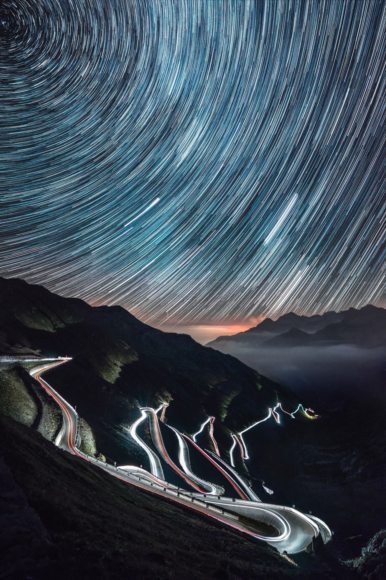 Stelvio pass italy by samuele errico piccarini star trails photography how to photograph stars galaxy wallpaper