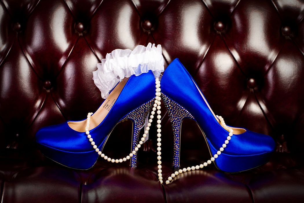 Closeup jewelry pearl stilettos blue wallpaper x