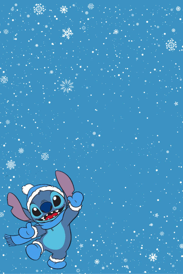 Download stitch christmas phone wallpaper