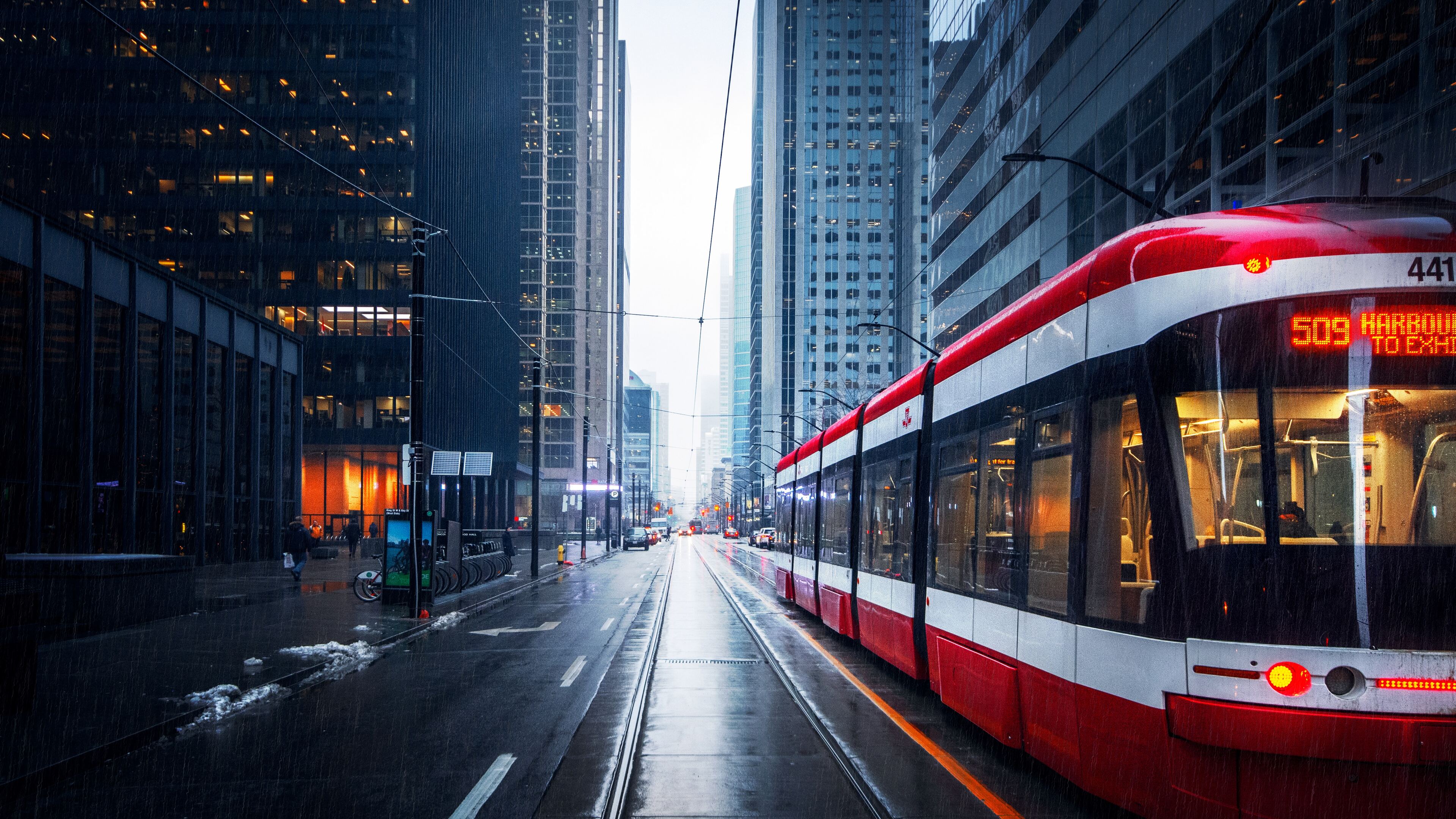 X tram in downtown toronto k hd k wallpapers images backgrounds photos and pictures