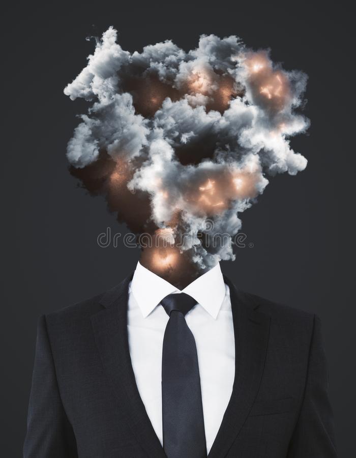 Abstract disaster and stress wallpaper stock photo