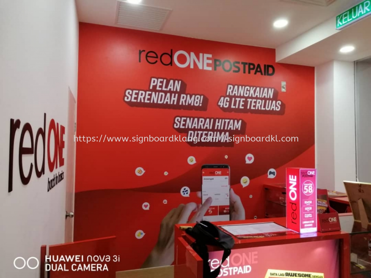 Red one wallpaper printing sticker at tropikana bukit tinggi subang jaya daansara subang jaya wallpaper printing