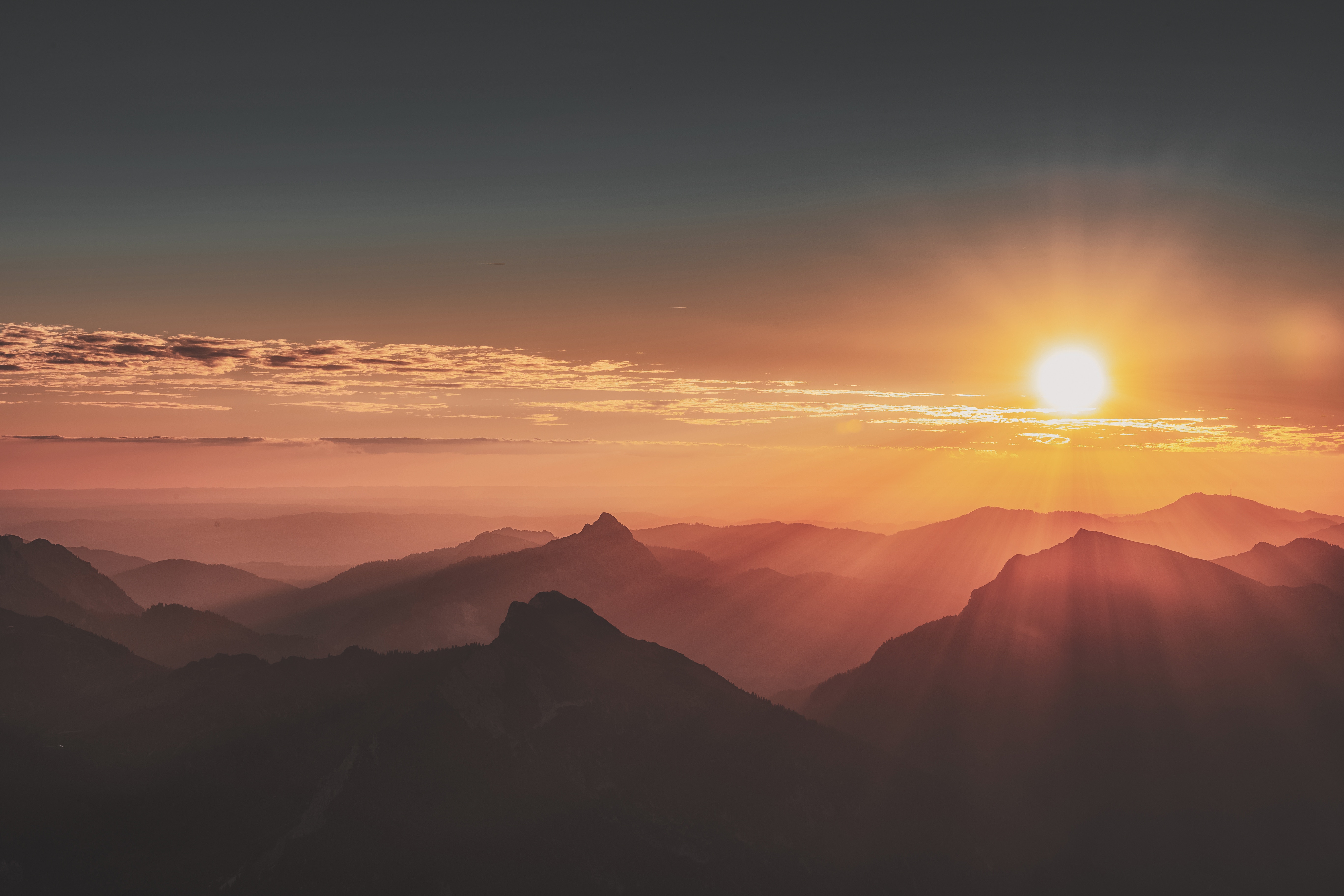 Mountain sunrise wallpapers