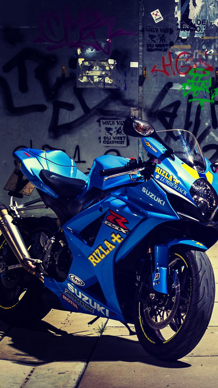 Suzuki motorcycle iphone android wallpapers