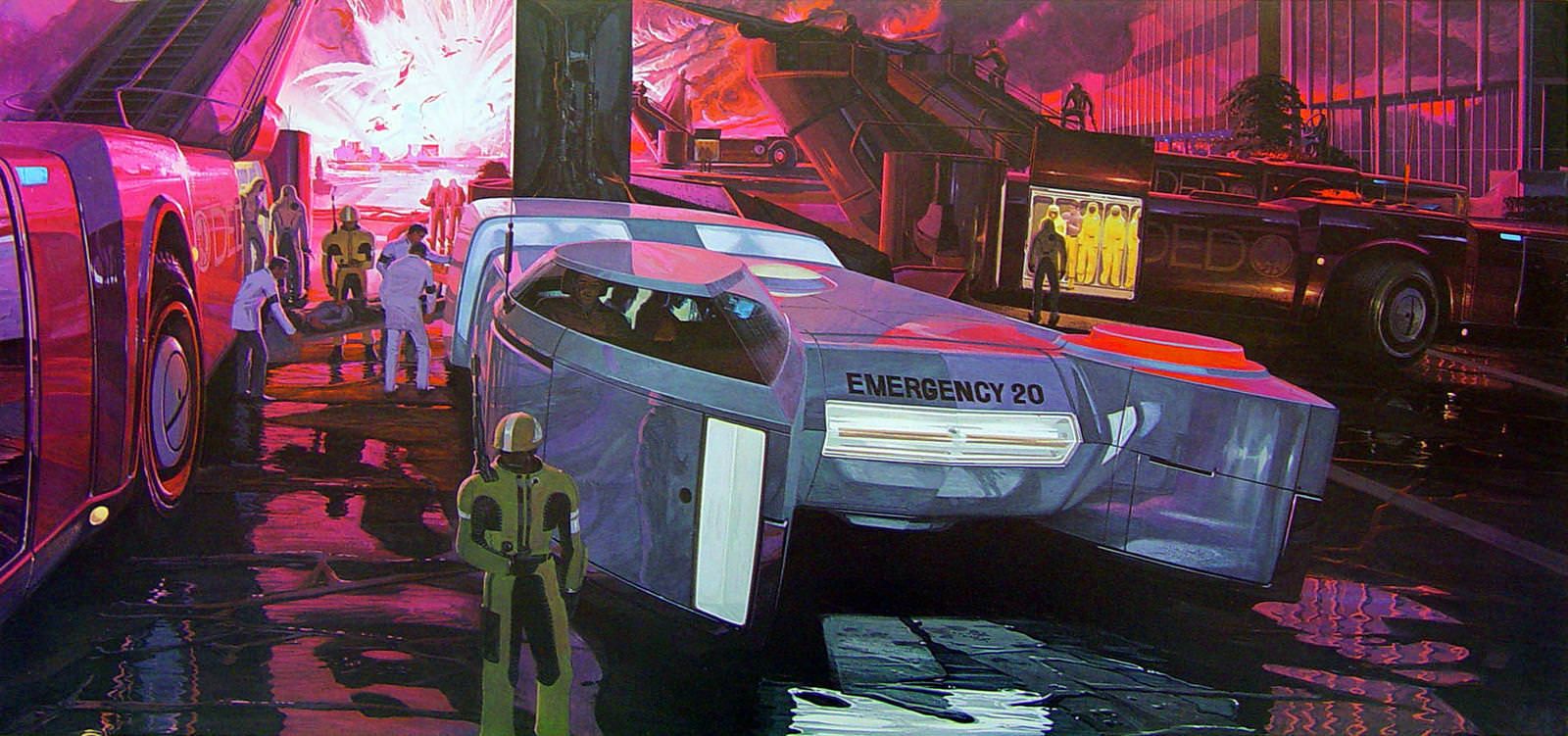 Syd mead wallpaper series syd mead retro futurism concept art