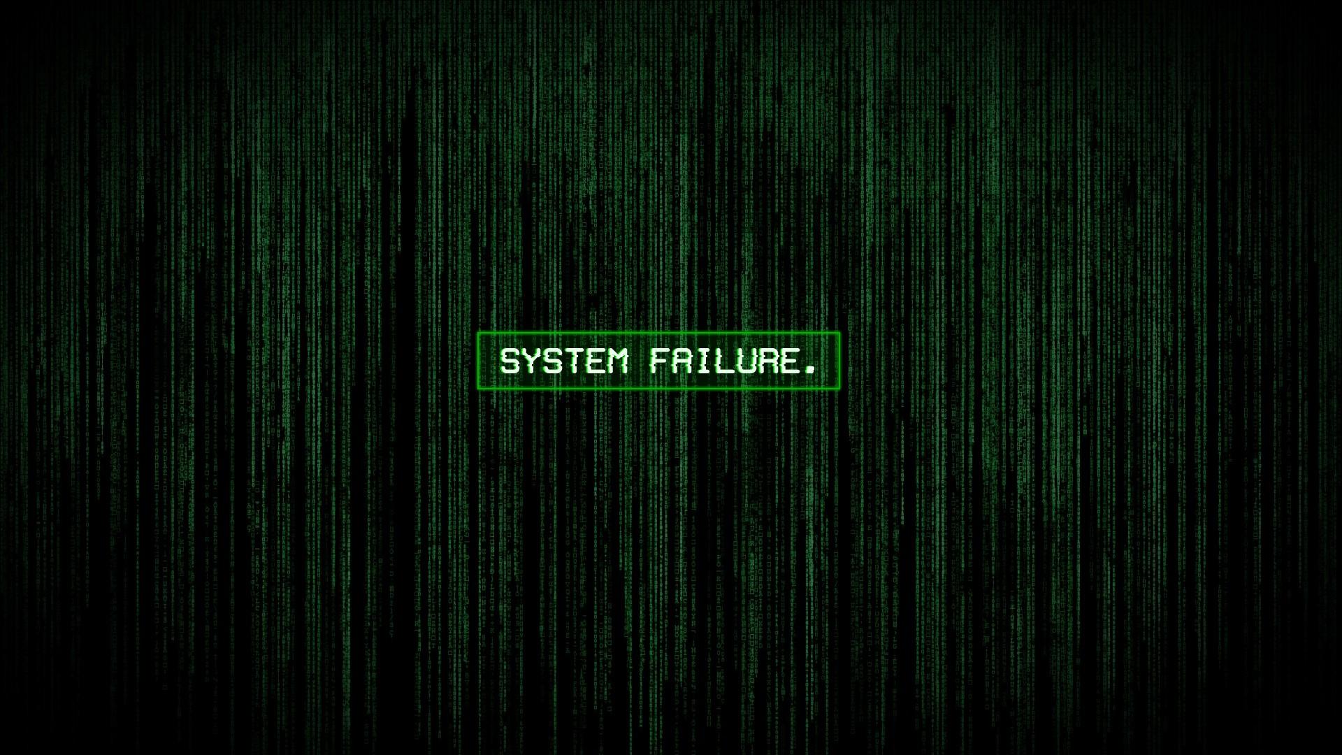 System failure wallpapers