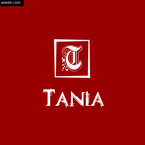 Tania name images and photos