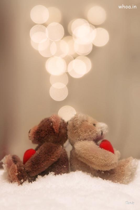 Love of couple teddy image