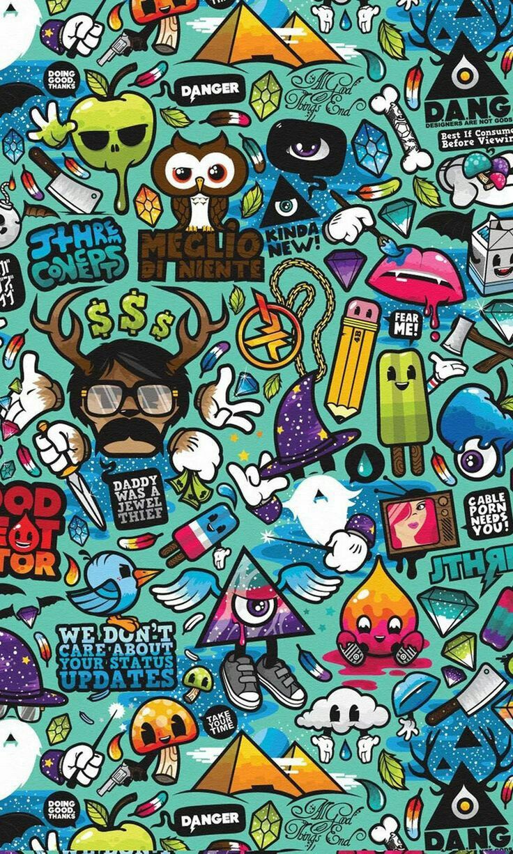 Pin by tegar alfonso on wallpaper cartoon wallpaper hd graffiti wallpaper iphone funky wallpaper