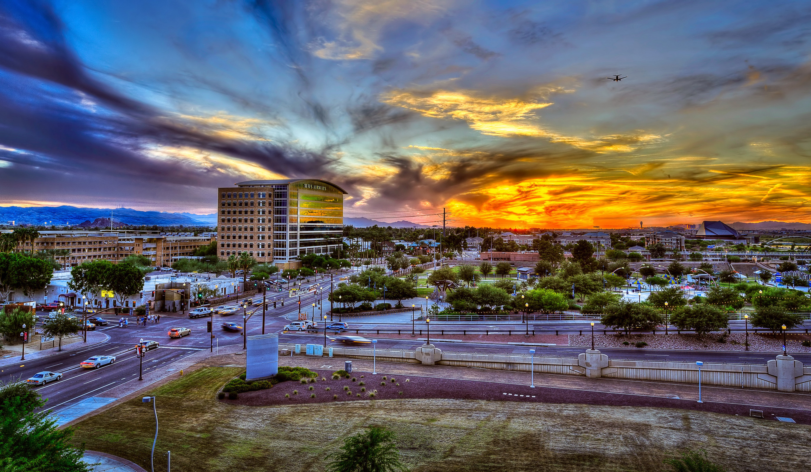 Image usa tempe hdri roads sunrise and sunset cities x