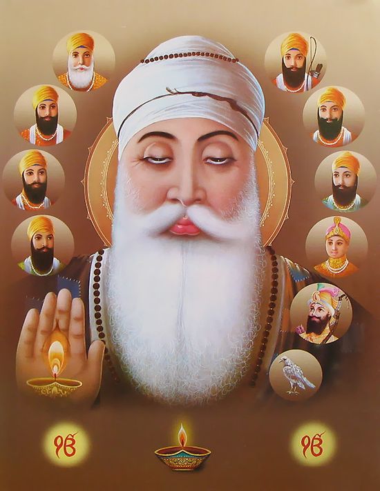 Ten gurus ideas guru guru nanak ji sikhism