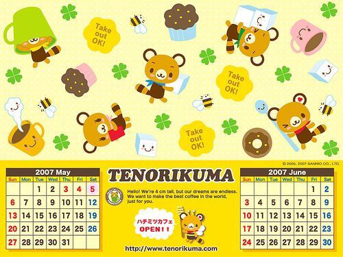 Tenorikuma sanrio wallpaper cute characters hello kitty