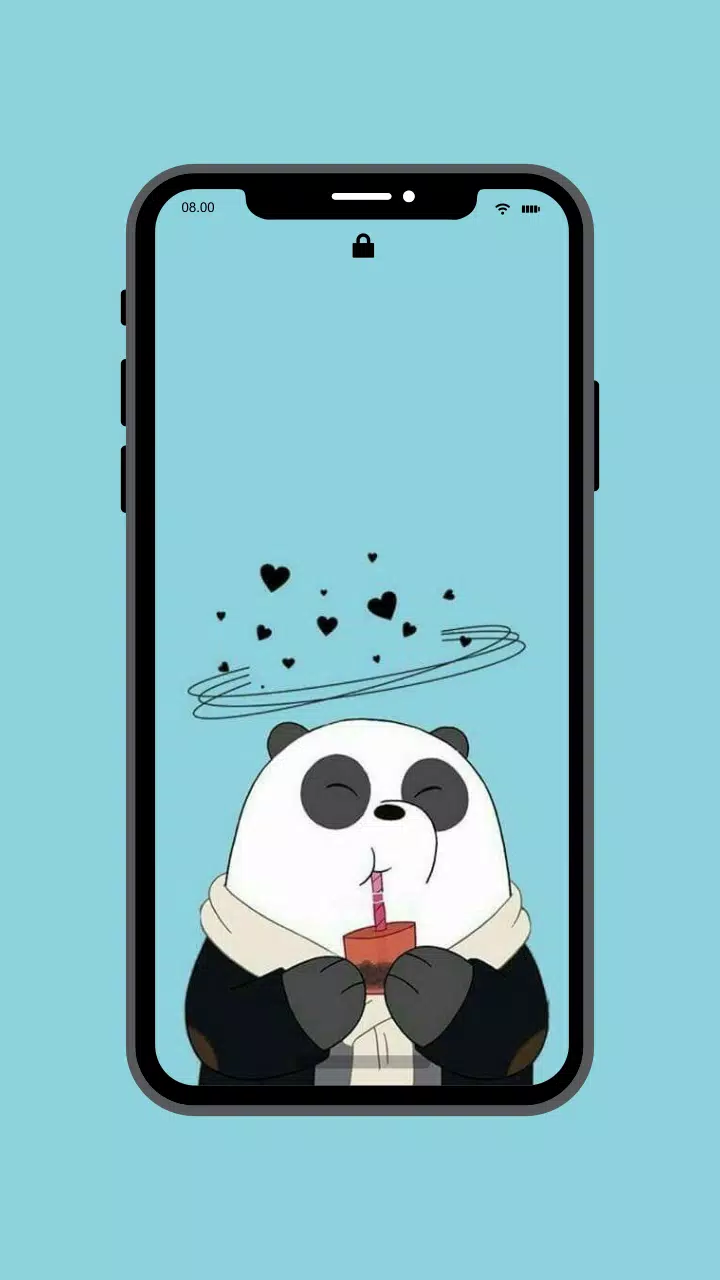 Wallpaper panda lucu cute apk untuk unduhan android