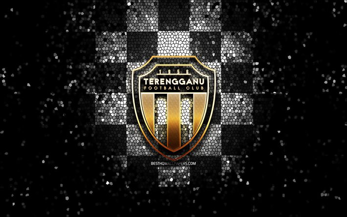 Download wallpapers terengganu fc glitter logo malaysia super league black white checkered background soccer malaysian football club terengganu fc logo mosaic art football fc terengganu for desktop free pictures for desktop free