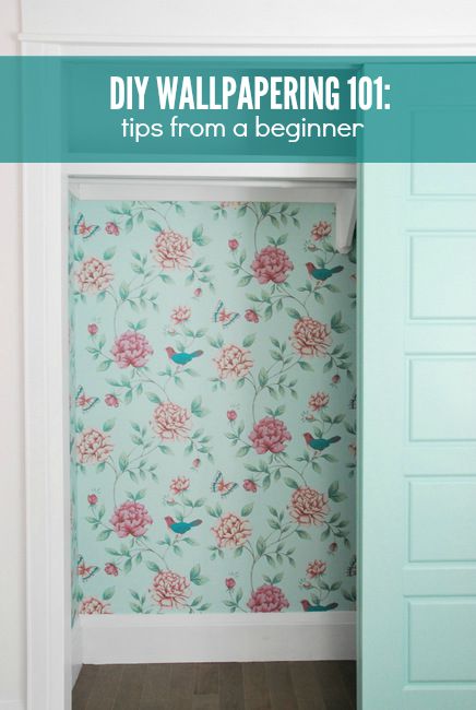 Wallpaper hanging tips from a beginner