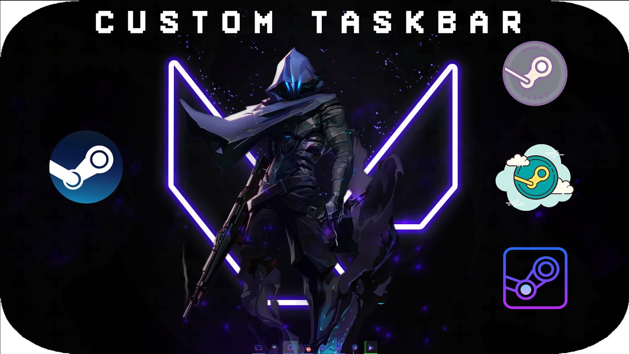 The ultimate guide to getting a custom taskbar taskbarx custom icons wallpaper engine more