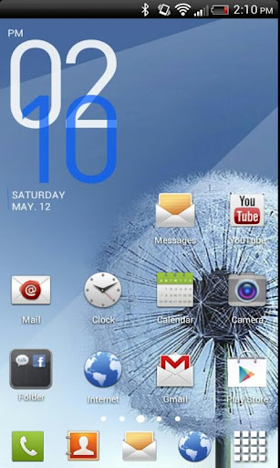 Download galaxy s iii theme with wallpapers launcher menu touchwiz ux nature app drawer style