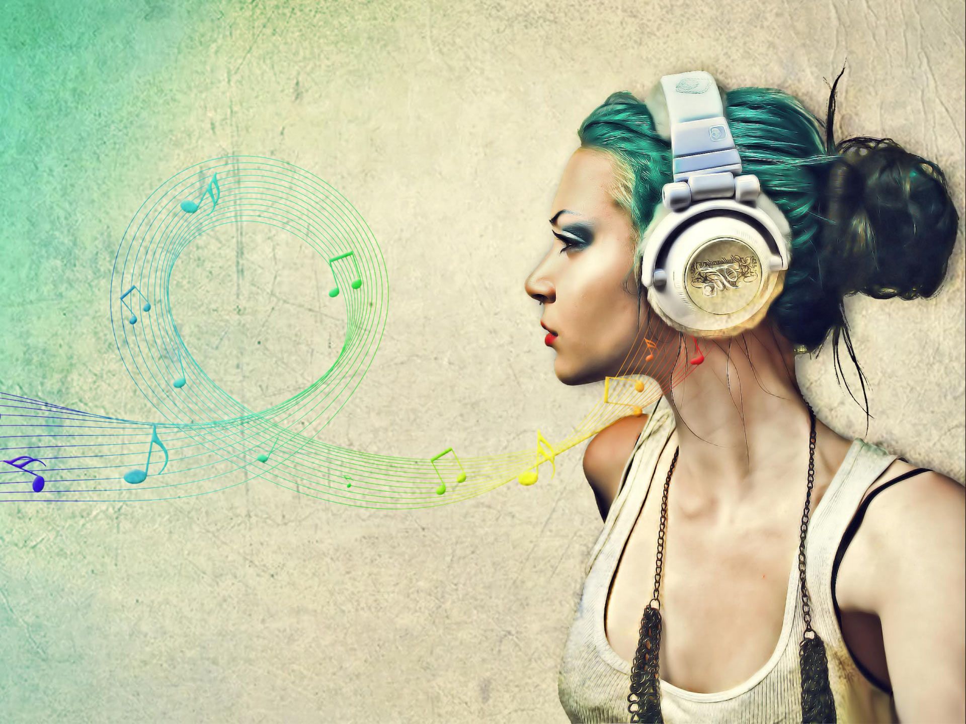 Trance music trance music music wallpaper girl with headphones