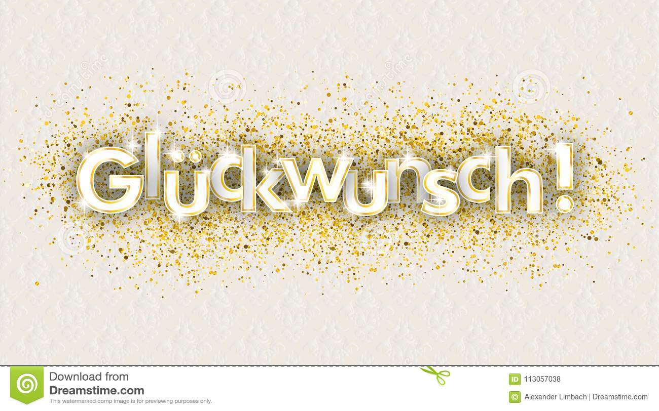 Golden sand glueckwunsch noble ribbon ornaments wallpaper stock vector