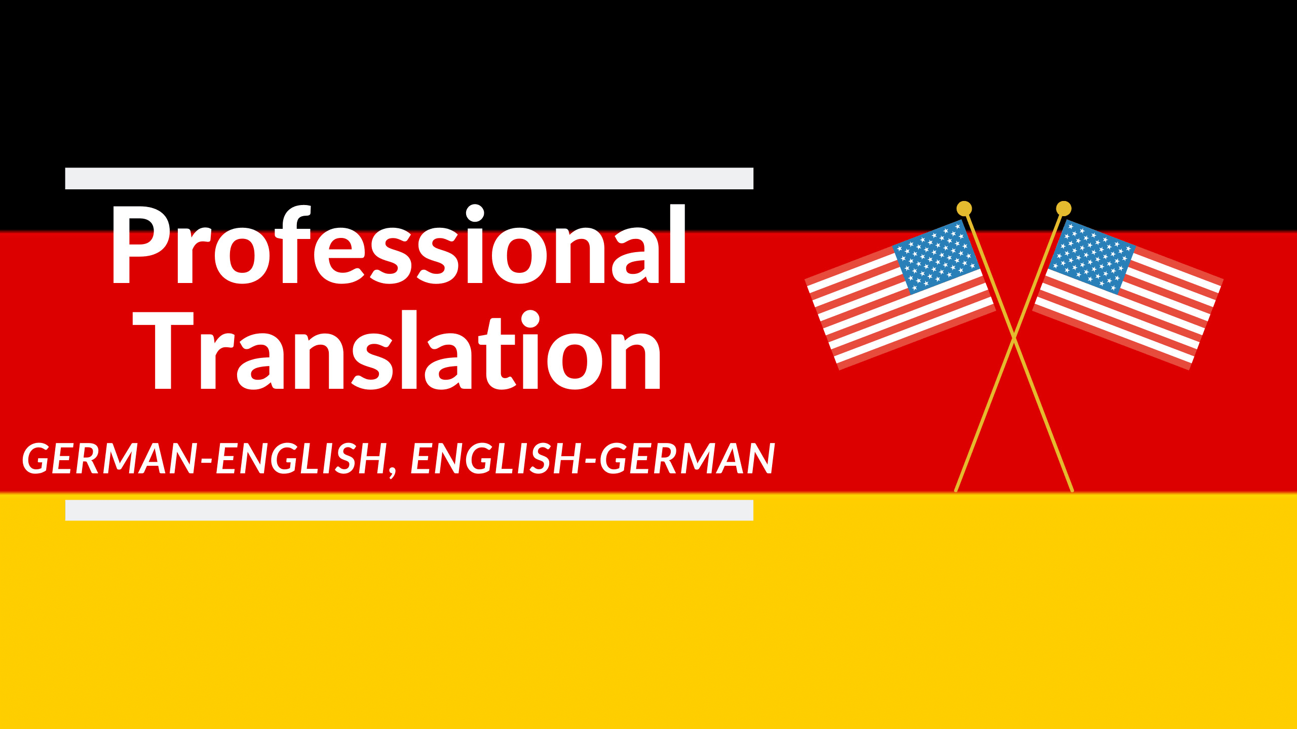 Provide excellent english german translation by jonathan