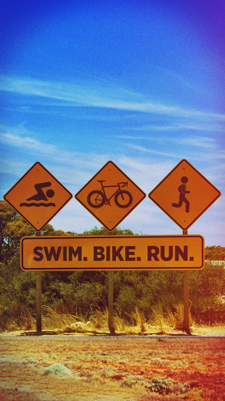 Swim bike run iphone wallpaper â ironman triathlon motivation triathlon motivation triathlon inspiration