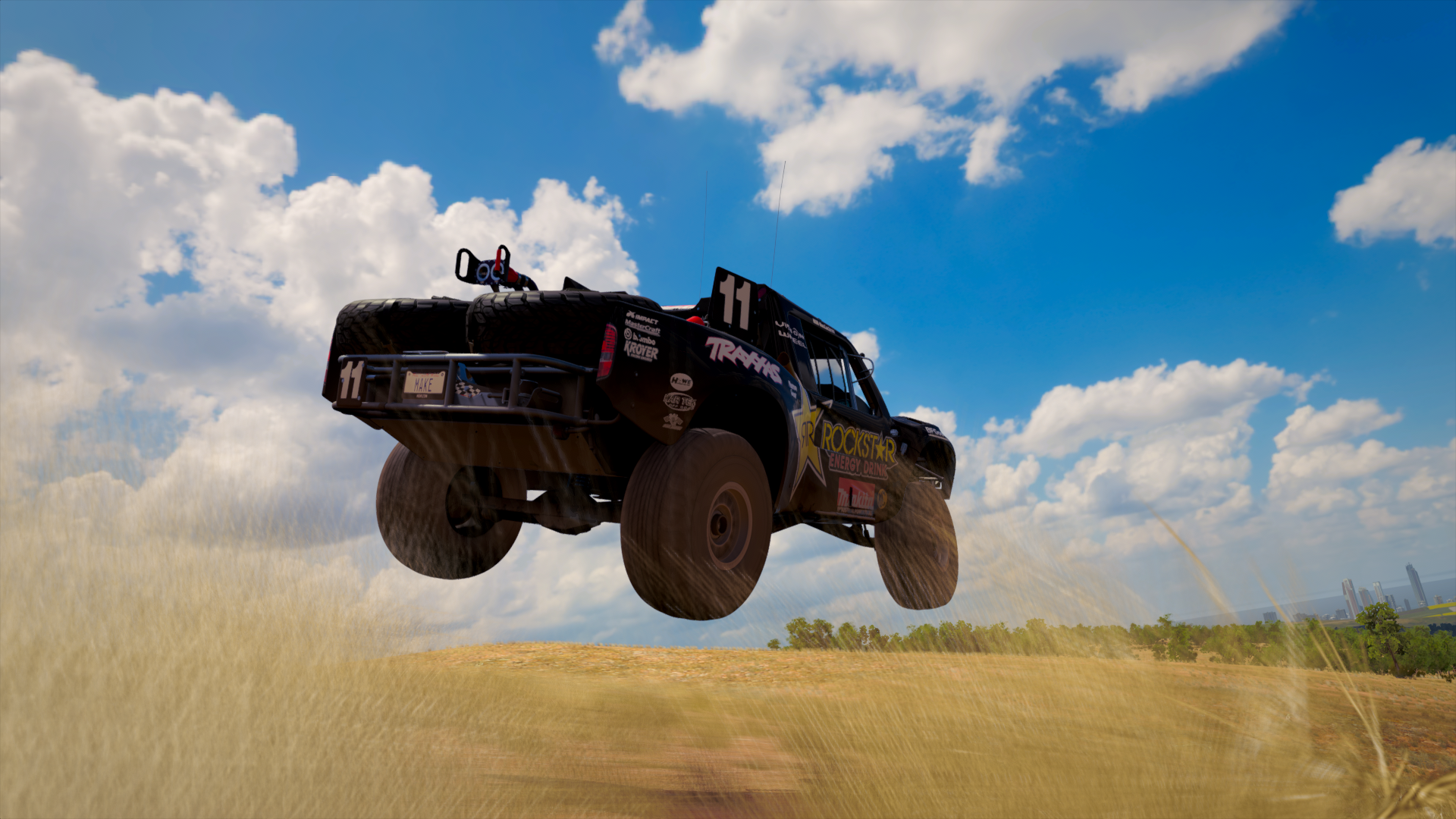 Trophy truck on rampage