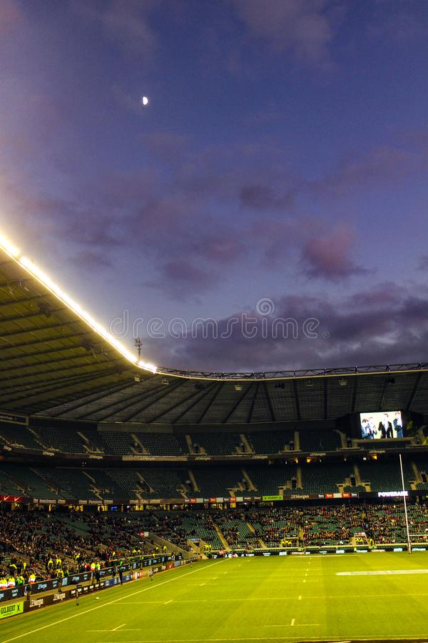 British international rugby stadium twickenham stock photo