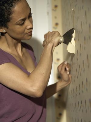 How to take old wallpaper off of unfinished sheetrock