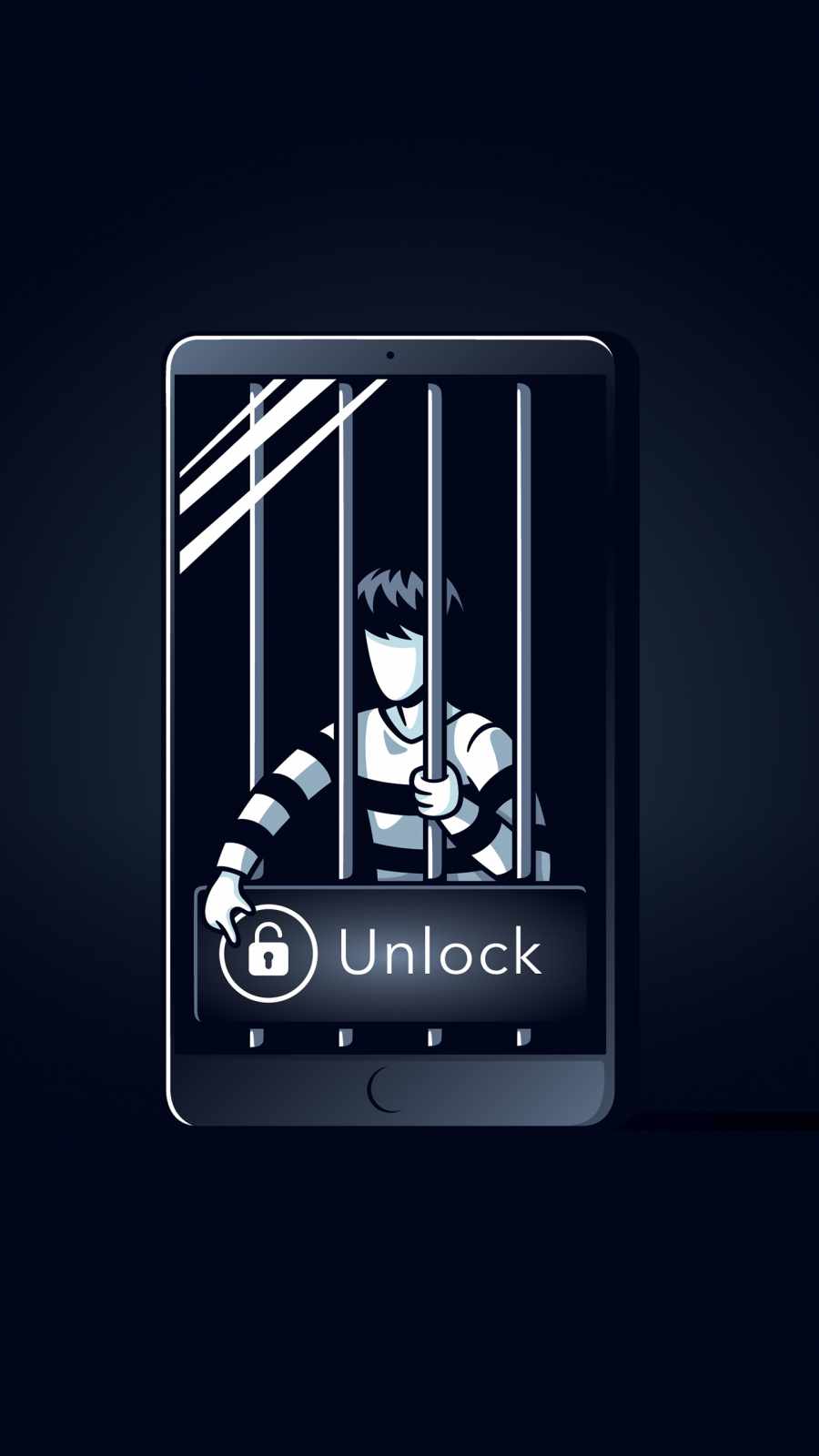 Unlock me iphone wallpaper