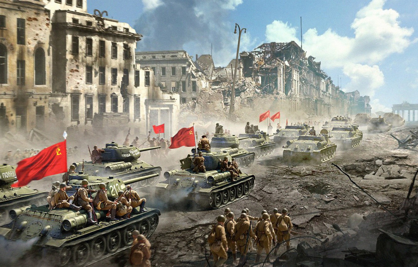 Wallpaper the city army ussr soldiers flags tanks world of tanks ussr images for desktop section ððññ