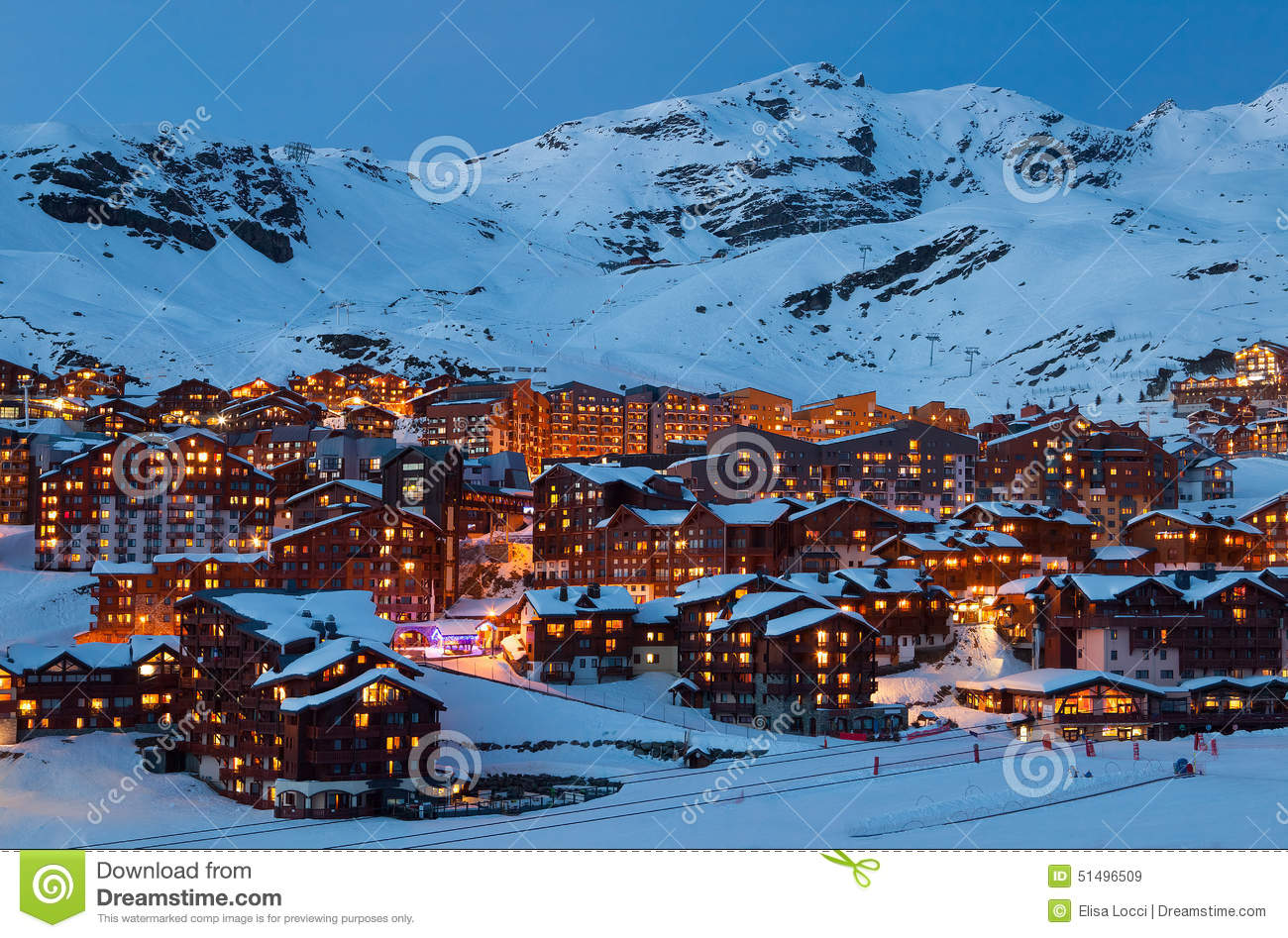 Val thorens stock photos