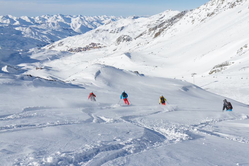 Skigebiet val thorens les vallães