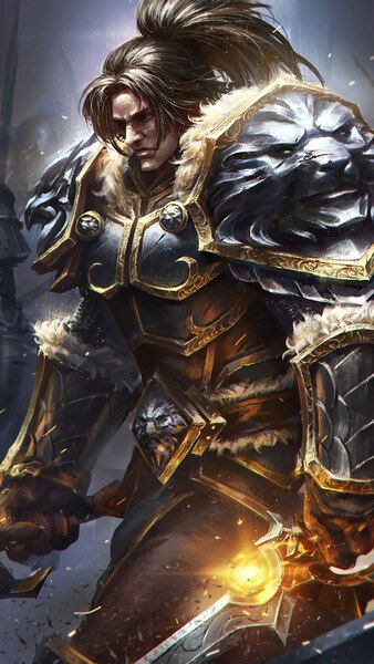 Varian wrynn knight alliance army wow k hd mobile smartphone and pc sktop laptop waâ varian wrynn world of warcraft wallpaper world of warcraft characters