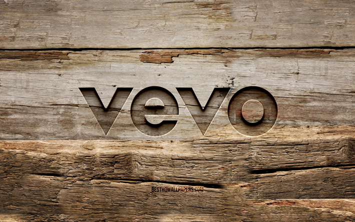 Download wallpapers vevo wooden logo k wooden backgrounds brands vevo logo creative wood carving vevo for desktop free pictures for desktop free