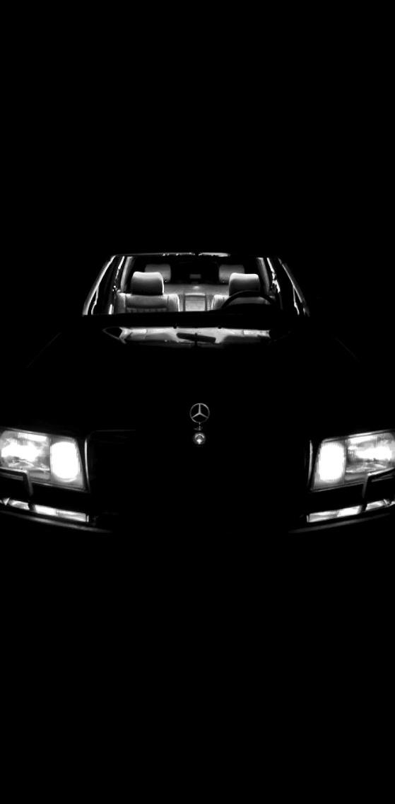 Benz w in dark wallpaper by ammarbenz