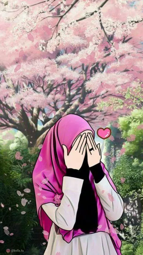 Girly muslim hijab wallpaper apk fãr android herunterladen