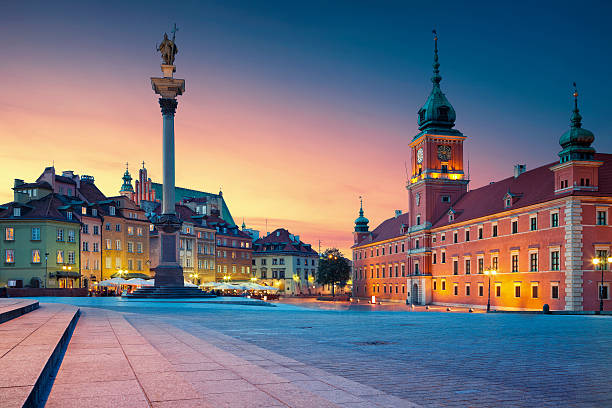 Warsaw old town stock photos pictures royalty