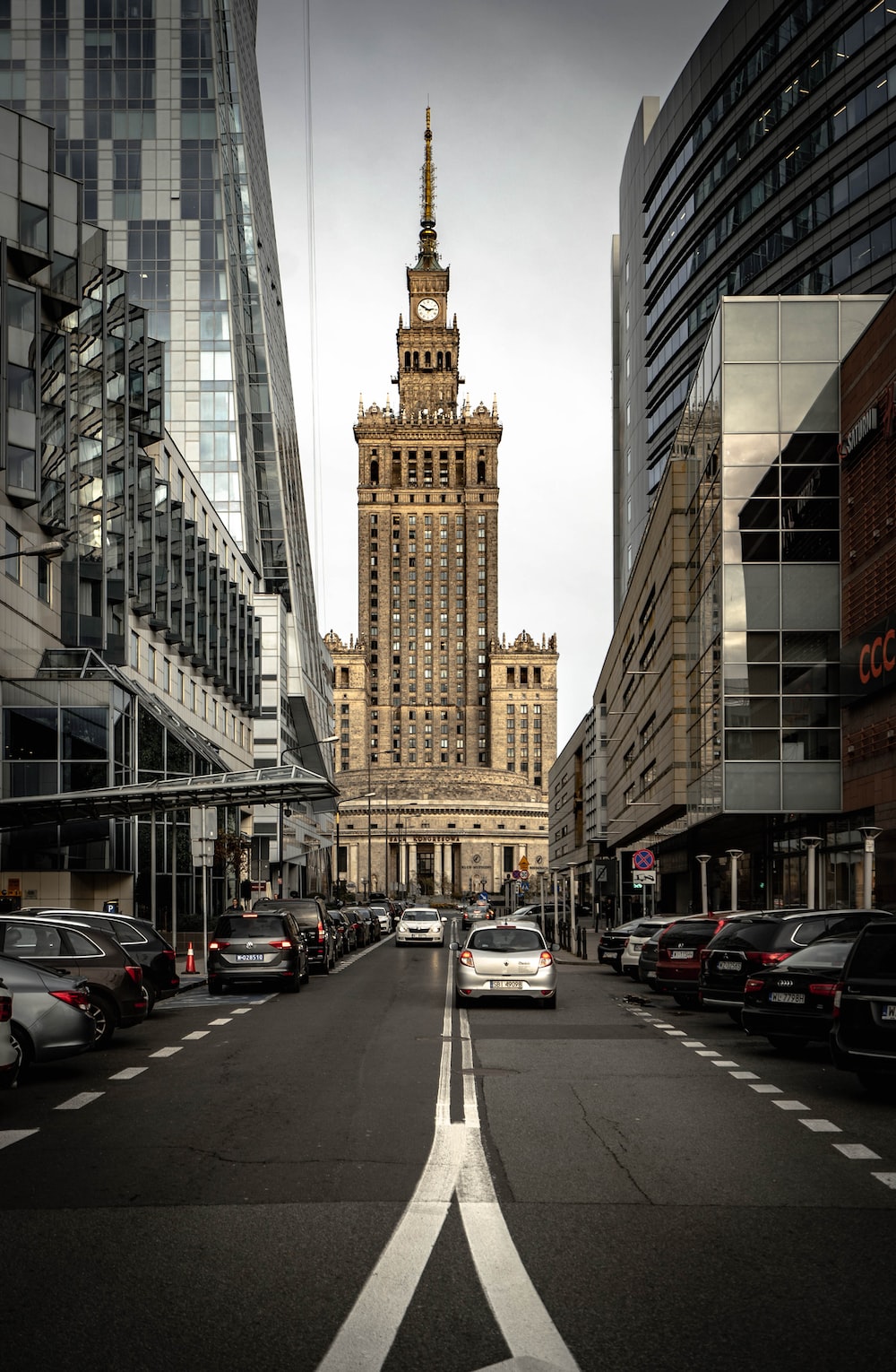 Palace of culture and science building in warsaw poland photo â free image on