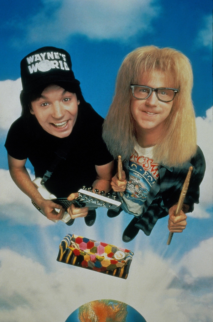 Waynes world movie pics from the edy â hollywood life