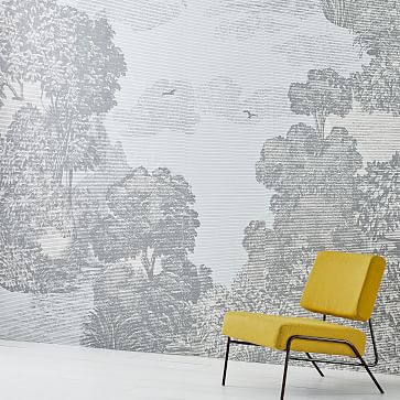 Landscape mural wallpaper west elm