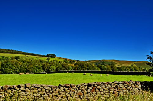 A view of the countryside round ilkley west yorkshire wallpaper background id