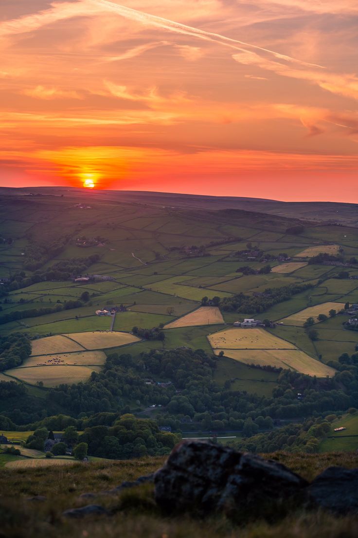 Yorkshire sunset sunset natural landmarks sunrise sunset