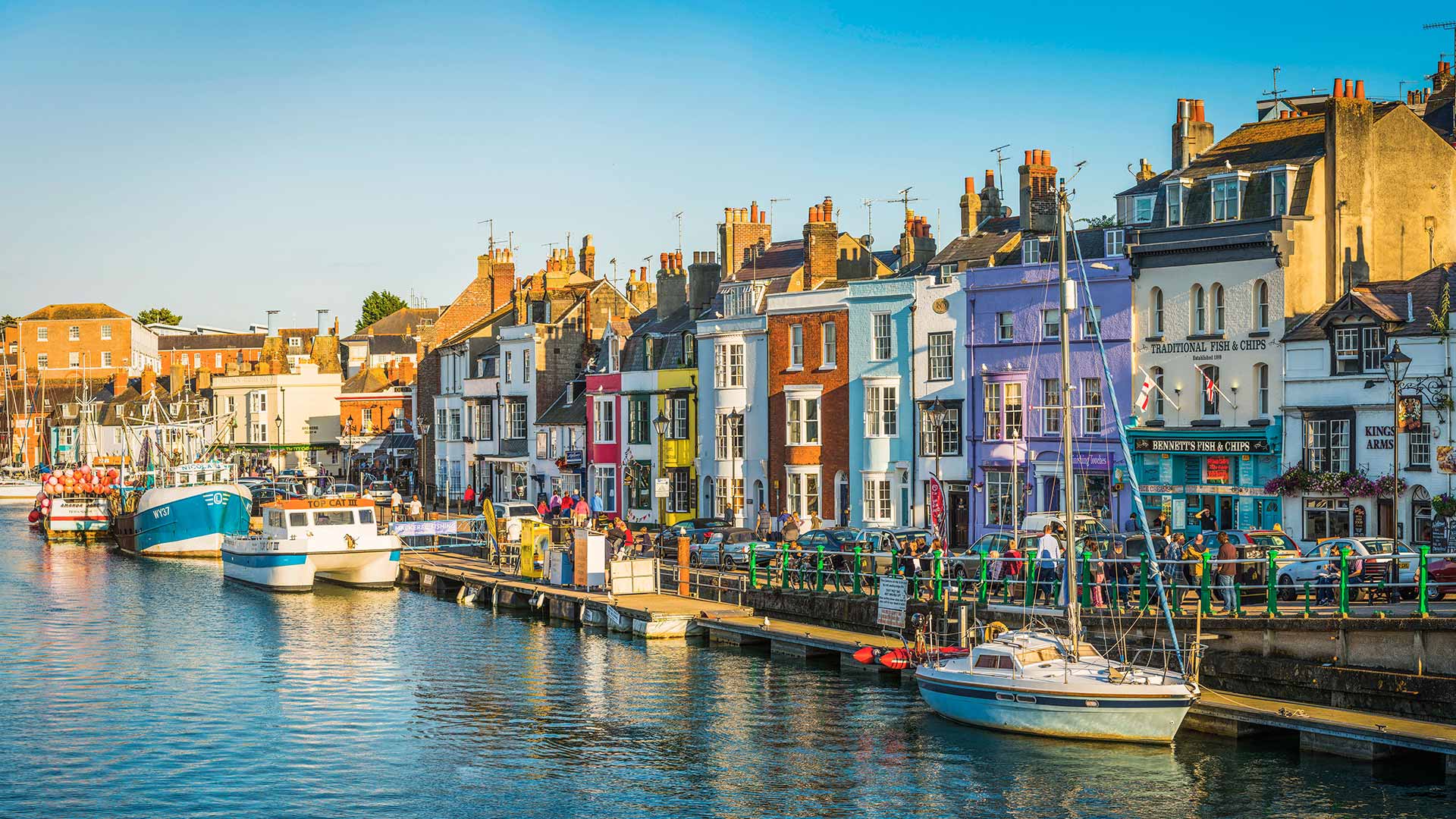 Weymouth harbour â bing wallpaper download