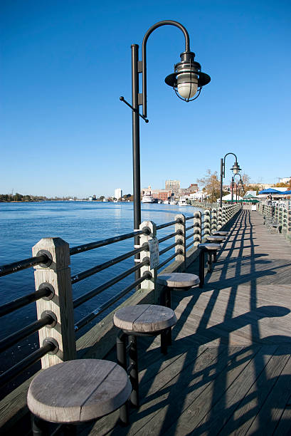 Riverwalk wilmington nc stock photos pictures royalty