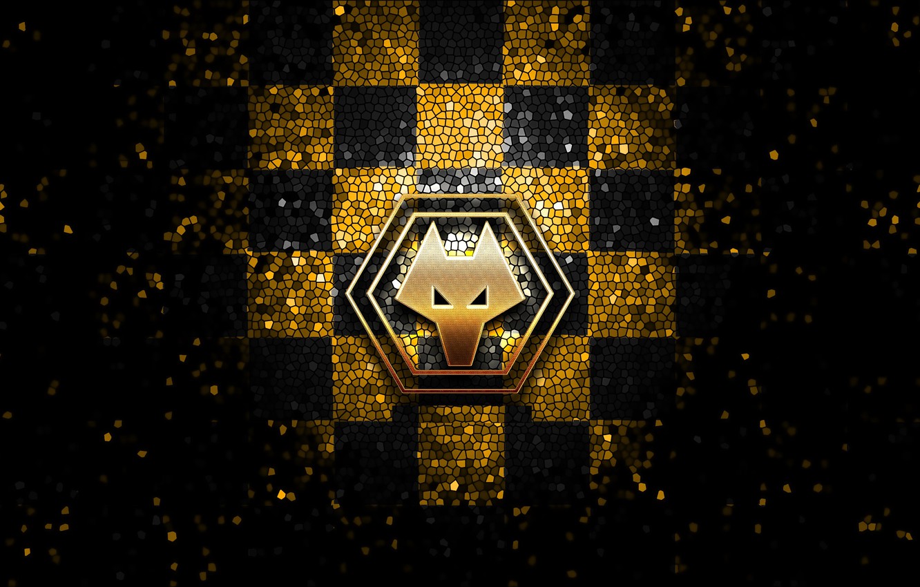 Wallpaper wallpaper sport logo football glitter checkered wolverhampton wanderers images for desktop section ñððññ